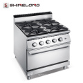 Furnotel Commercial 6-Burner Gas Stove with Oven Manufactures in China